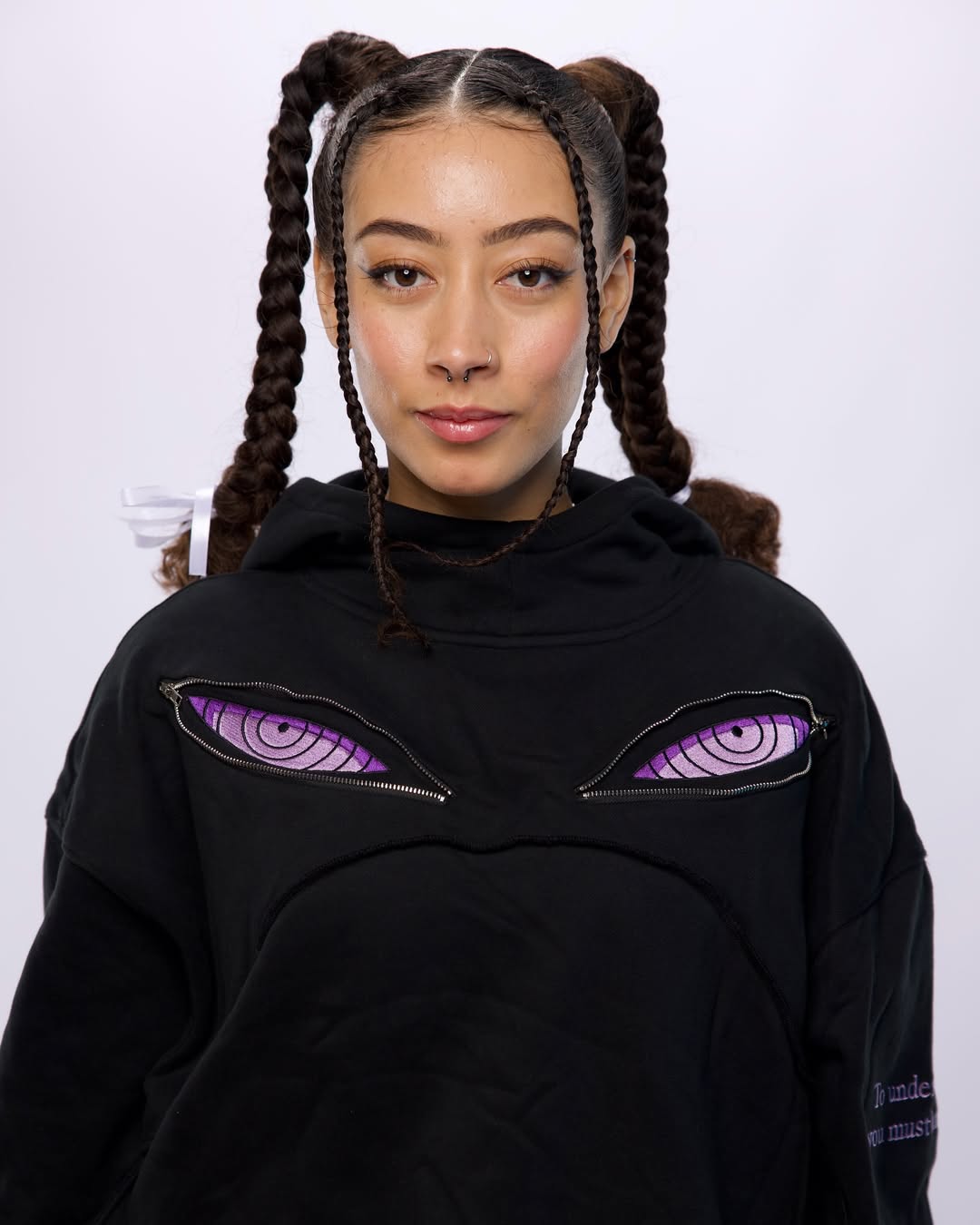 Eternal Shadows: Limited Edition Rinnegan Eyes Anime Hoodie โ Unisex Cosplay & Streetwear
