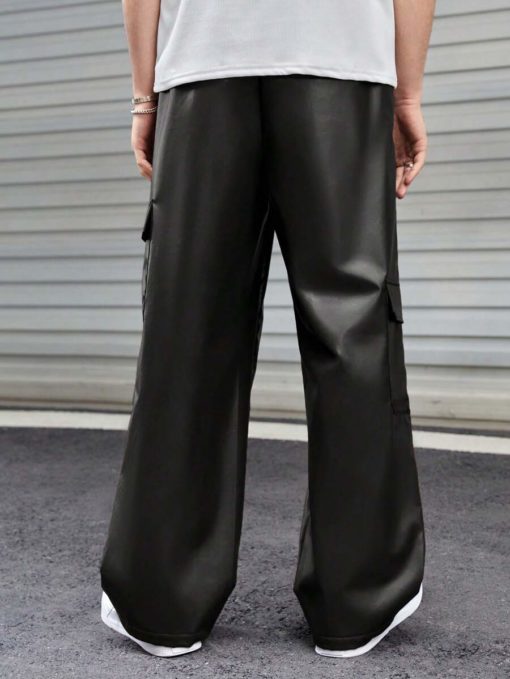 Blackout Utility Leather Cargos