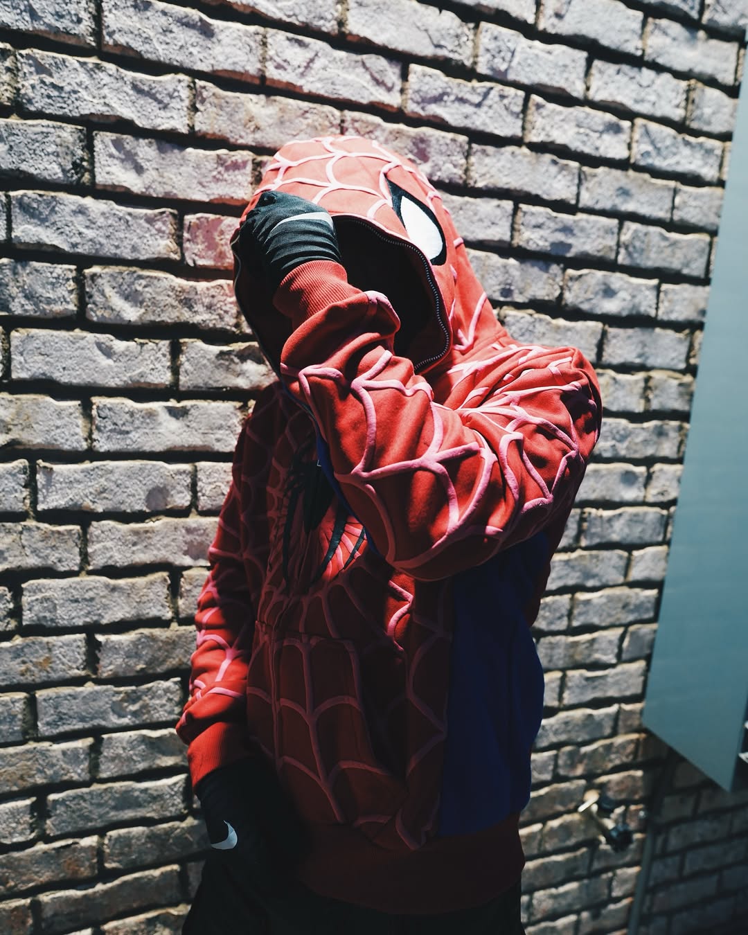SPIDEY SOCIETY" OG RED ZIP-UP JACKET