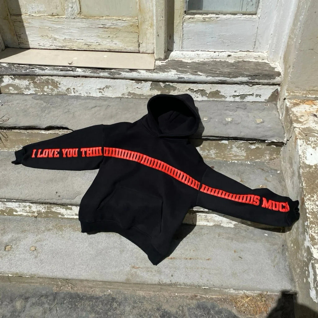 I love you this much hoodie