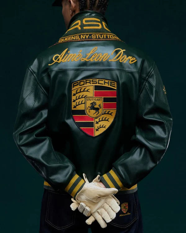 Porsche Leather Jacket for Men – Premium Racing & Motorsport Jacket