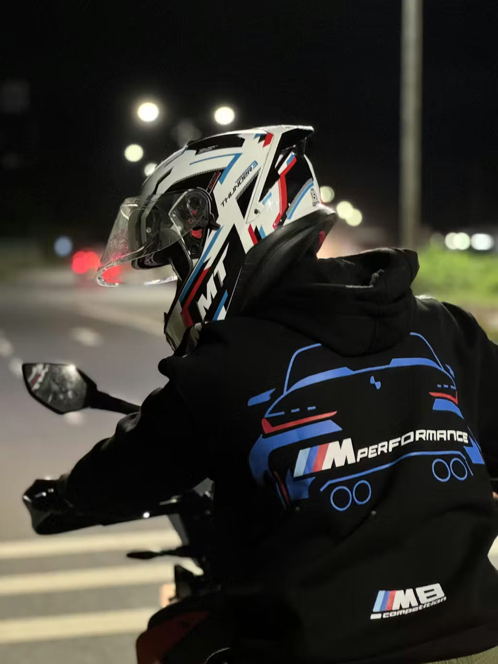 M8 Competition - Black - Oversized Hoodie 400 GSM