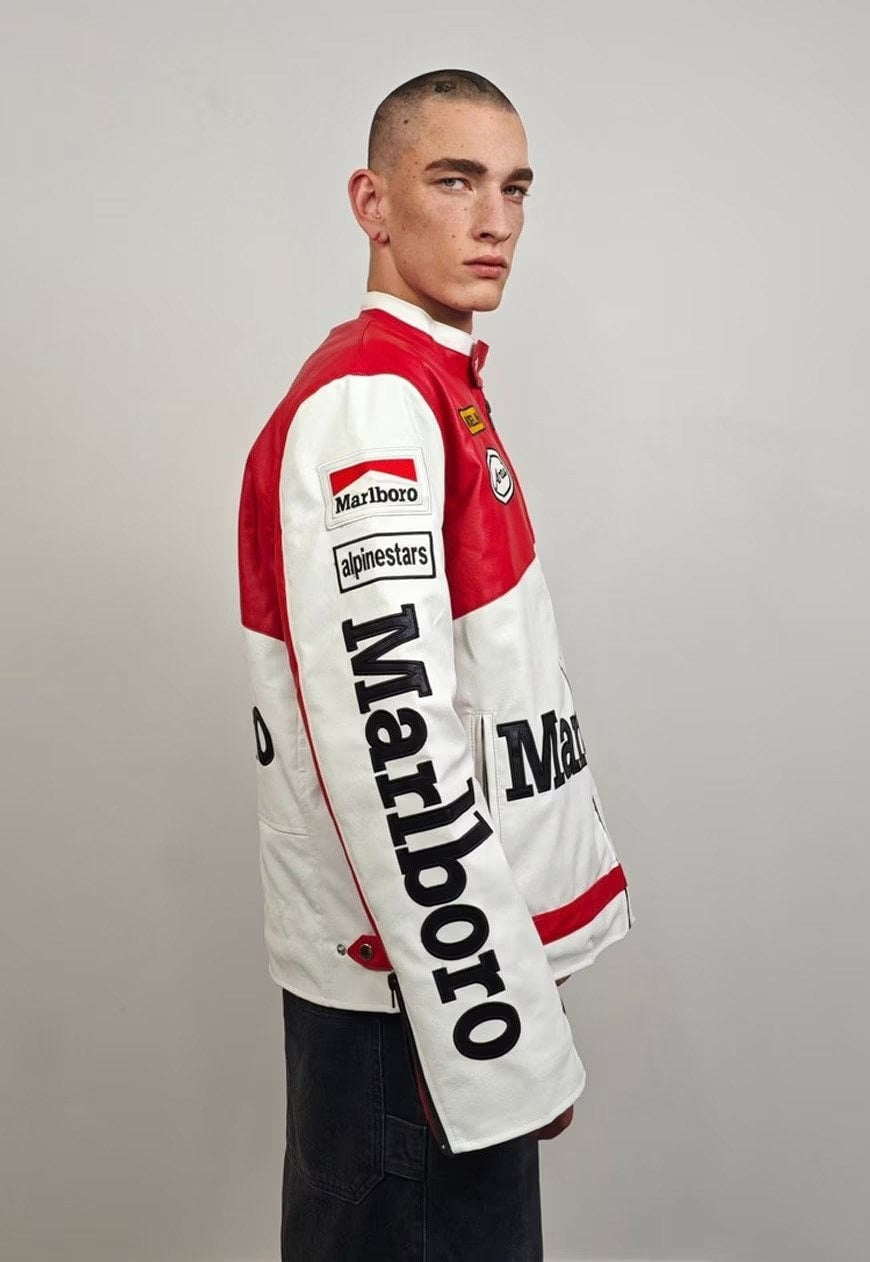 Vintage biker marlboro jacket premium quality