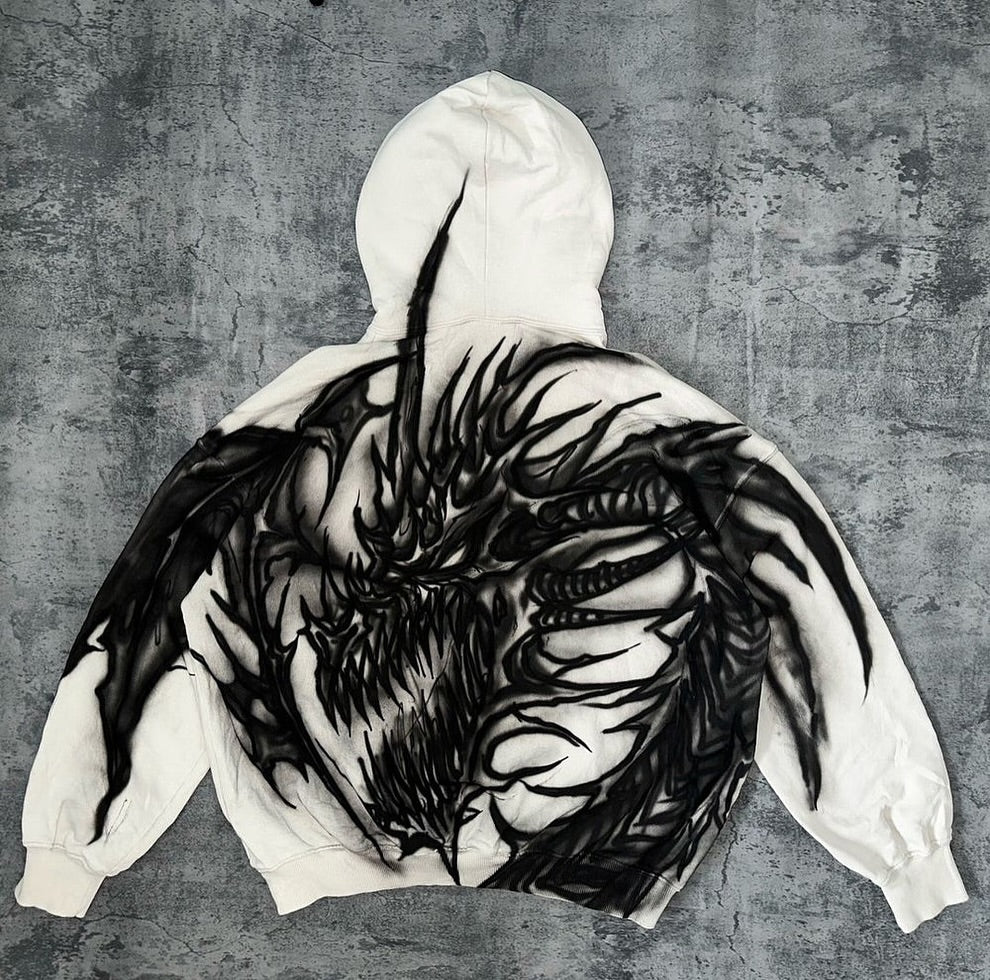 Blight Dragon – Oversized Airbrushed Hoodie
