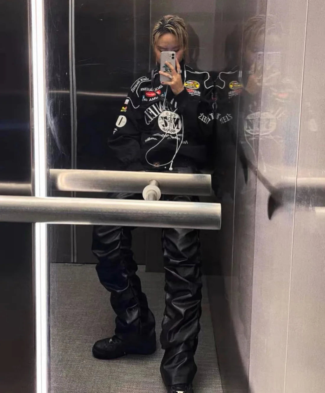 Jack Daniels Oversized Full-Zip Streetwear Jacket | THREADSHADE