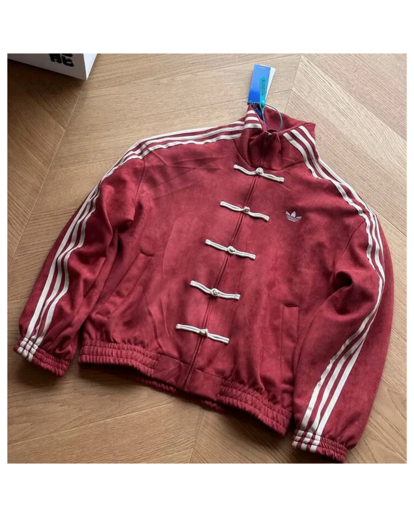 Adidas Originals CTT Chinese Track Top Jacket Maroon| ThreadShade