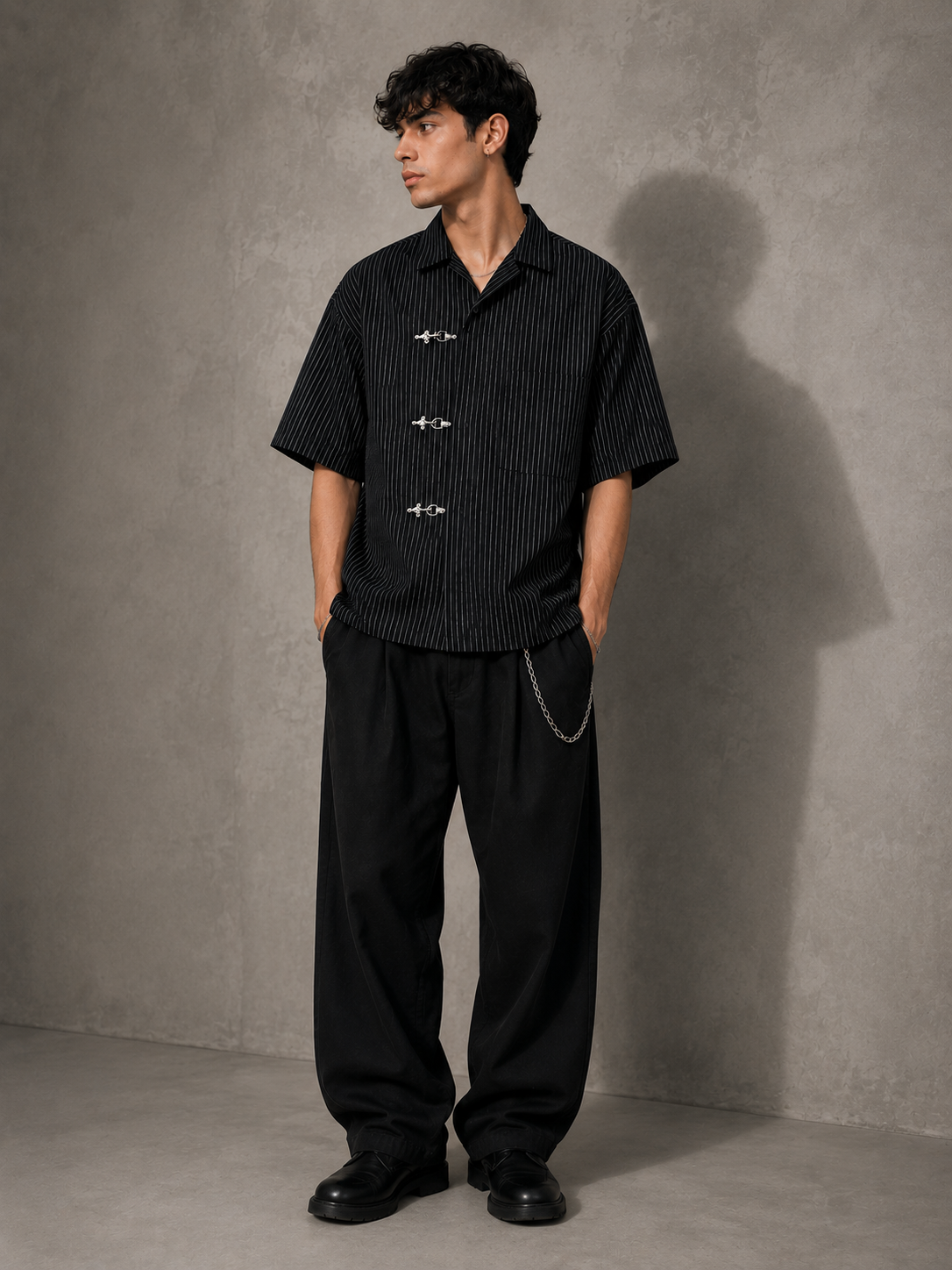 TS.01 — Obsidian Clasp Shirt