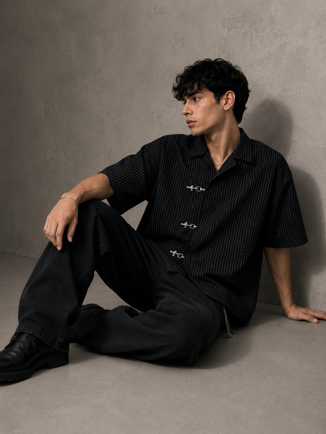 TS.01 — Obsidian Clasp Shirt
