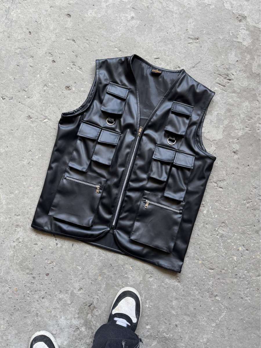 Phantom Ops Tactical Leather Vest