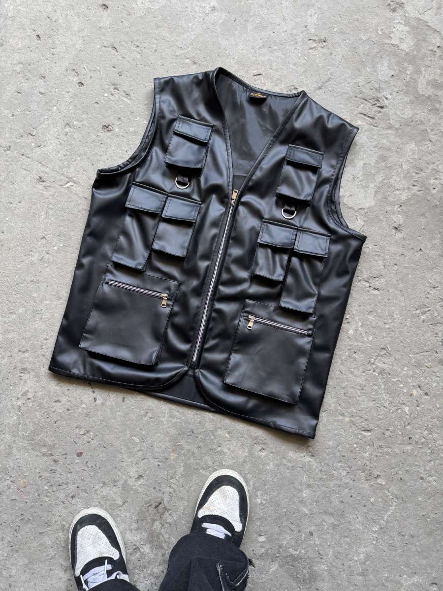 Phantom Ops Tactical Leather Vest