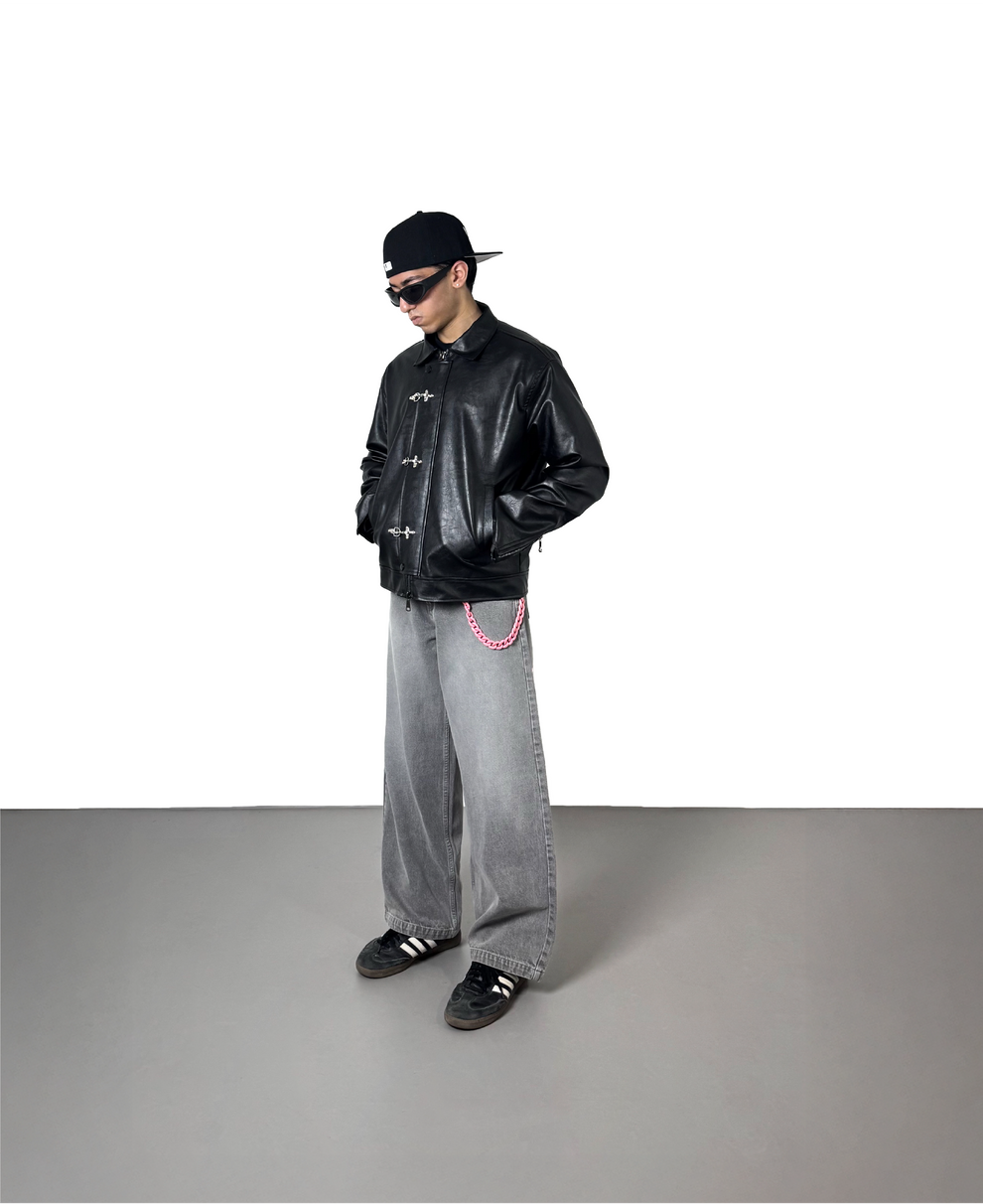 The Fireman's Clasp Leather Jacket | THREADSHADE
