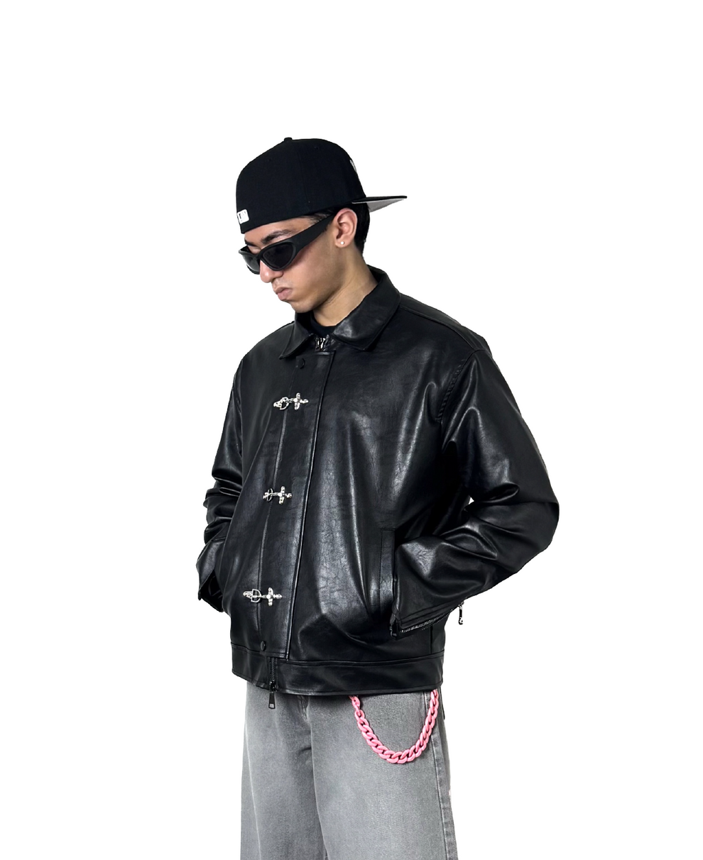 The Fireman's Clasp Leather Jacket | THREADSHADE
