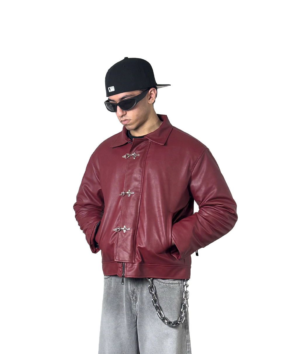 The Fireman's Clasp Leather Jacket | THREADSHADE