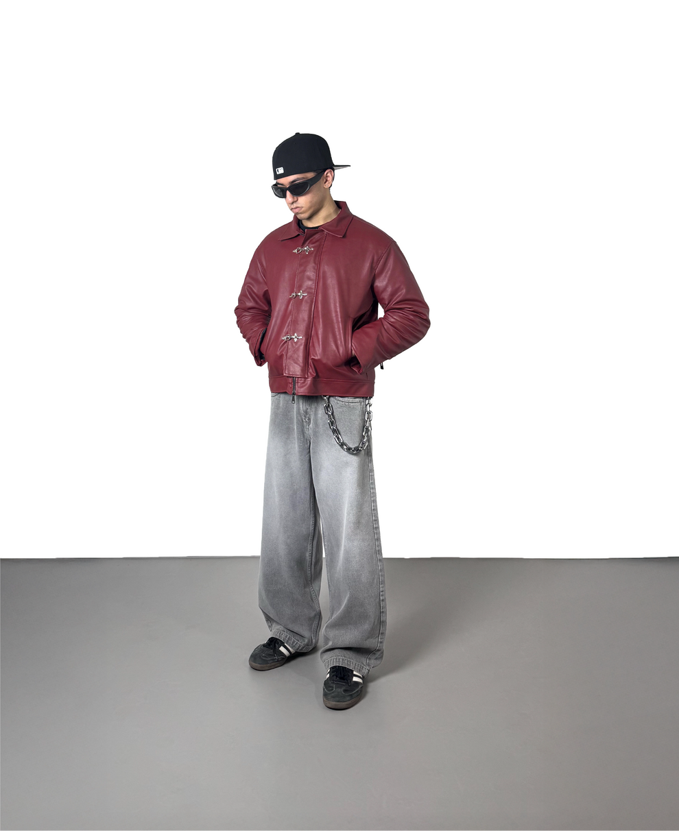 The Fireman's Clasp Leather Jacket | THREADSHADE