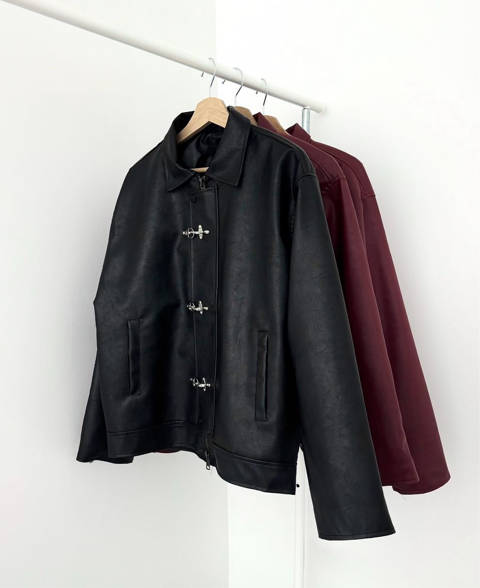 The Fireman's Clasp Leather Jacket | THREADSHADE