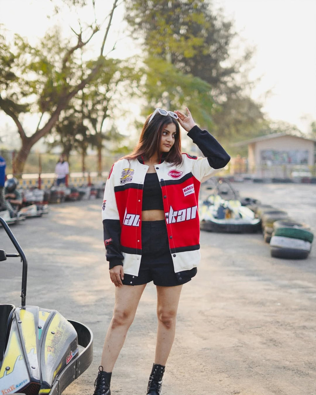 BLACK AIR F1 Racing Jacket