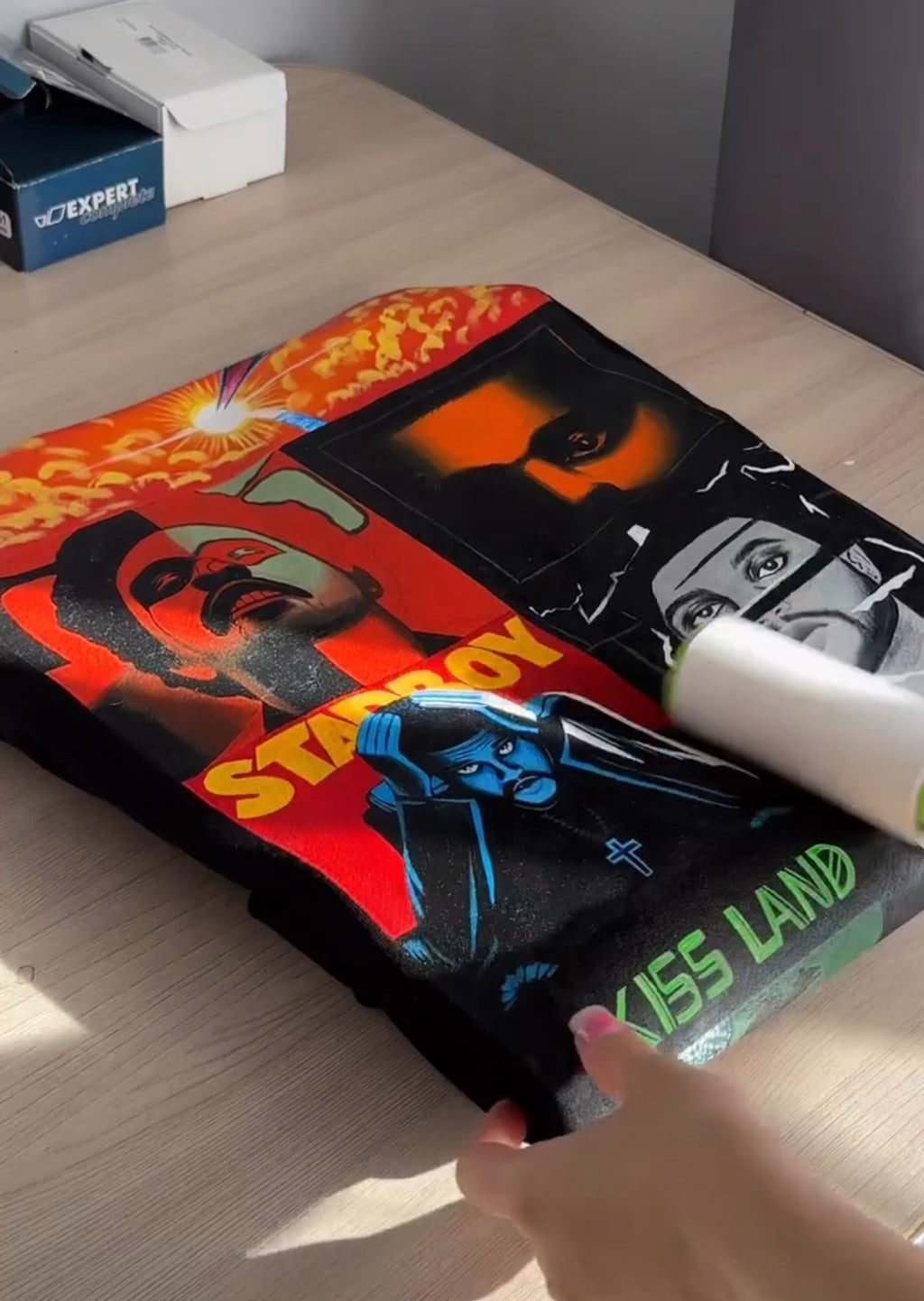 Hand-Painted Starboy Hoodie