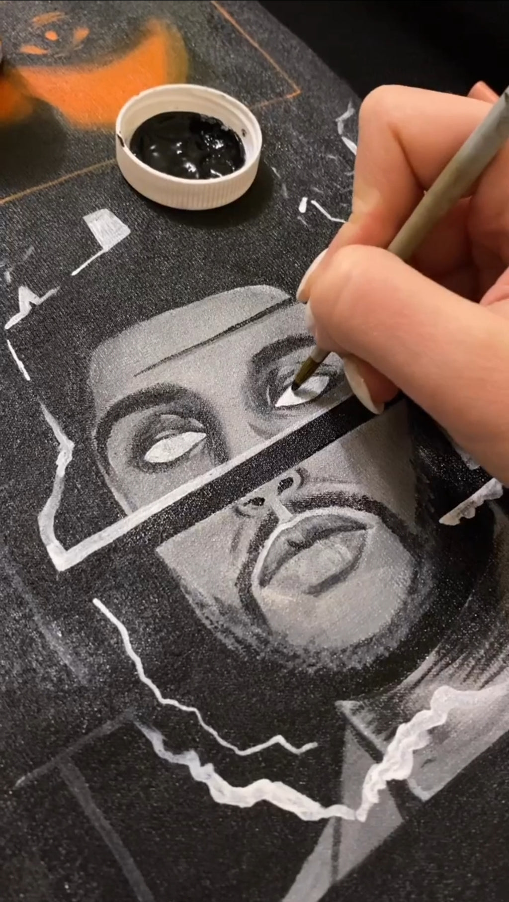 Hand-Painted Starboy Hoodie