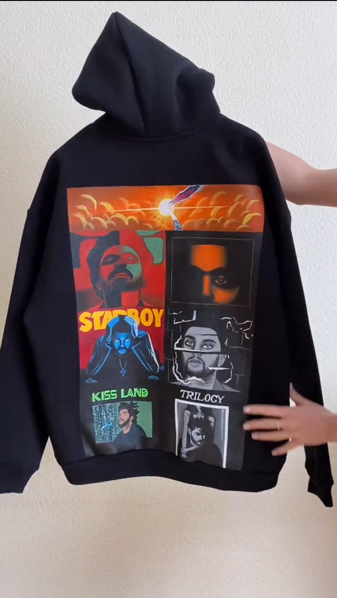 Hand-Painted Starboy Hoodie