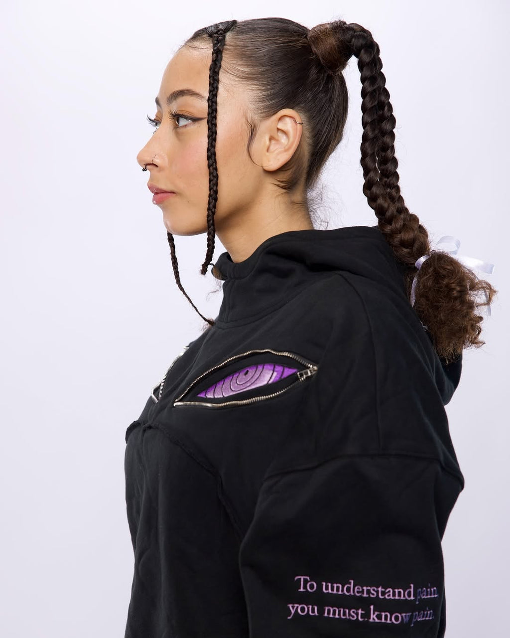 Eternal Shadows: Limited Edition Rinnegan Eyes Anime Hoodie – Unisex Cosplay & Streetwear