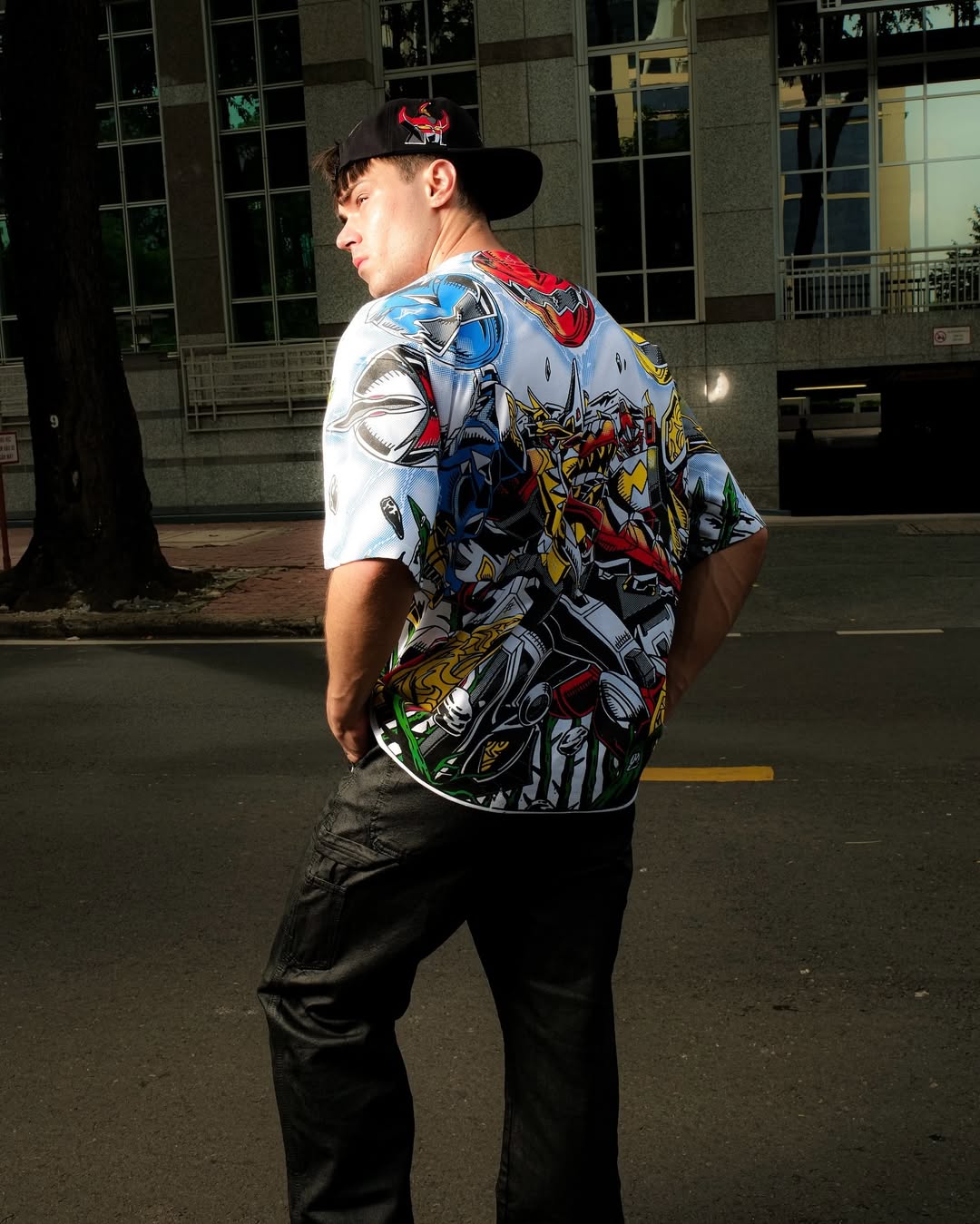 Power Rangers Dino Thunder Oversized T-Shirt | Retro 2000s Streetwear