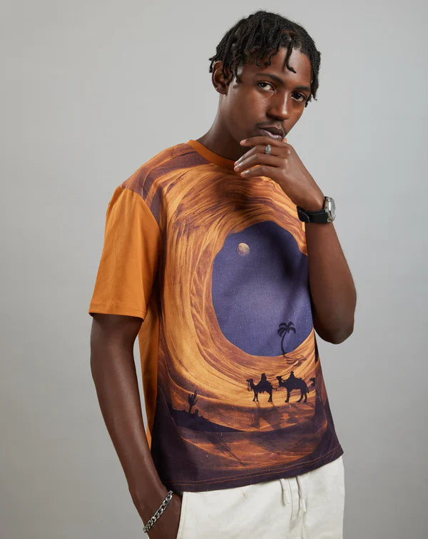 Moonwell Nomads (Oversize Linen T-Shirt)