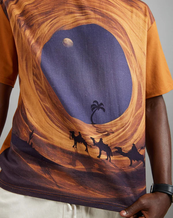 Moonwell Nomads (Oversize Linen T-Shirt)