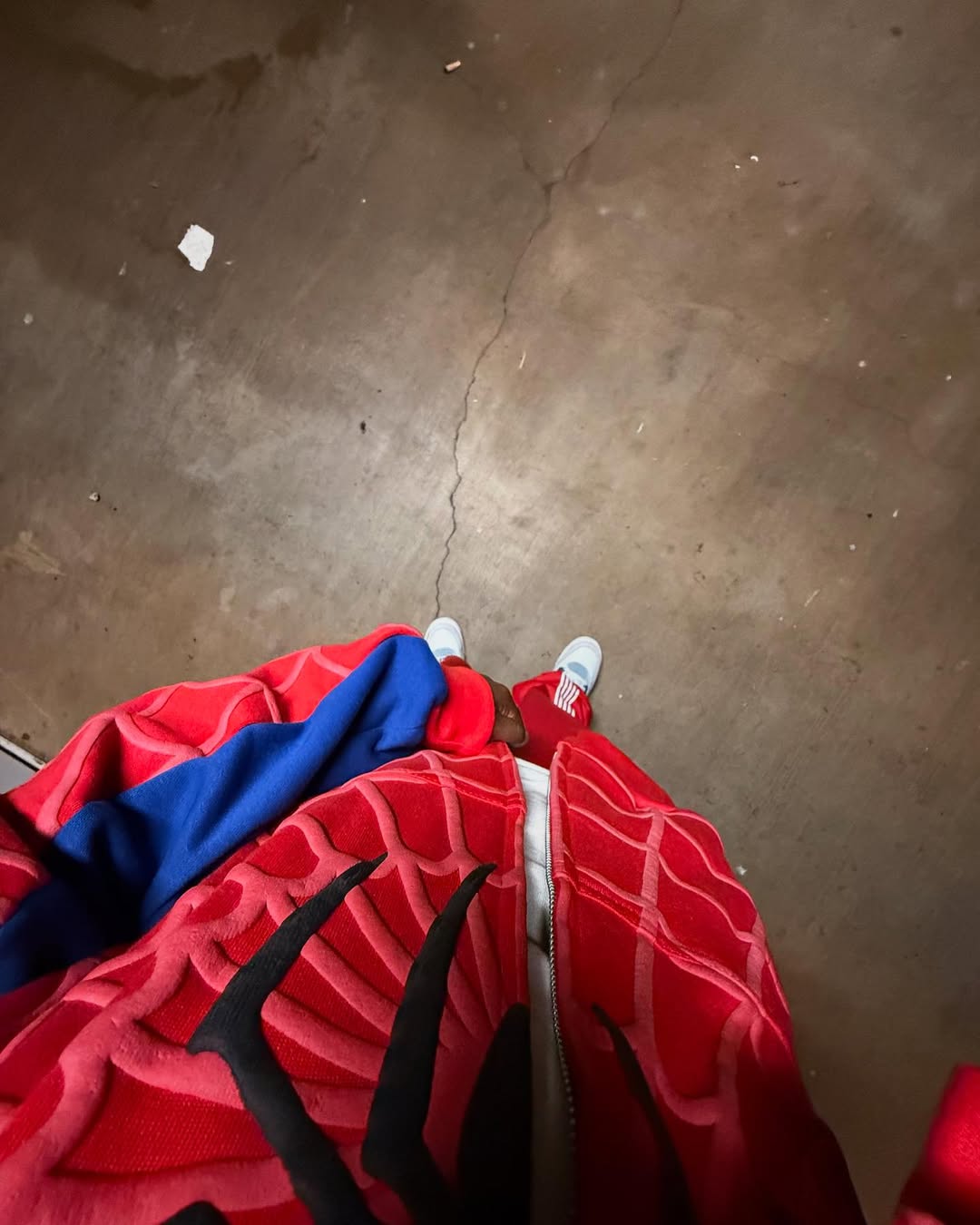 SPIDEY SOCIETY" OG RED ZIP-UP JACKET